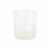 Holiday Home Iridescent Ridged Double Old Fashioned Glass Set Perspective: back