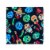 Holiday Home Dia de los Muertos Guitars Microplush Throw Blanket Perspective: back