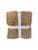 HD Waffle Sherpa Throw TAN Perspective: back