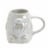 Holiday Home Two-Piece White Iridescent Gnome Mug Set Perspective: back