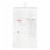 Everyday Living® Rocklin Light Filtering Single Curtain Panel - White Perspective: back