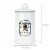 Holiday Home Halloween Apothecary Candle Unfiltered Poison Perspective: back