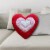 Holiday Home Valentines Multi Heart Decorative Pillow Perspective: back