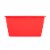 Office Works Plastic Book Bin - Red Perspective: back