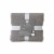 HD Designs® 3 Piece Crinkle Duvet Set - Grey Perspective: back