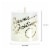 Holiday Home Christmas Small Pillar Candle Season's Greetings Perspective: back