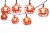 Holiday Home® 10 ct Orange LED Metal Halloween Lights Perspective: back