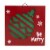 Holiday Home Ornament LED Block Table Sign Perspective: back