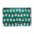 Two-Piece Melamine Holiday Tray Set Perspective: back