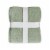 HD Chenille Sherpa Blanket King - Green Perspective: back