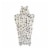 Holiday Home Hooded Throw - Snow Leopard Perspective: back