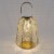 HD Designs Outdoors® Solar Lantern - Gold Perspective: back