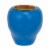 Holiday Home Day of the Dead Skull Candle Holder - Blue Perspective: back