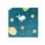 Holiday Home® Easter Microplush Throw - Eggs & Bunnies Perspective: back