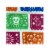 Holiday Home Dia de los Muertos Flags Microplush Throw Blanket Perspective: back