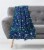 Holiday Home® Flocked Plaid Rolled Christmas Throw Blanket Perspective: back