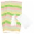 Holiday Home® Easter Treat Bags with Ties - Easter Stripe Perspective: back