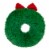 Holiday Home Christmas Wreath Character Plush Perspective: back