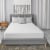 Everyday Living® Vinyl Antimicrobial Fitted Mattress Protector Perspective: back