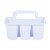 OfficeWorks 4-Compartment Caddy - White Perspective: back