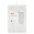 Everyday Living Bosworth Single Window Panel - White Perspective: back