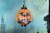 Holiday Home Led Paper Lantern - Pumpkin Perspective: back