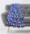 Holiday Home® Rolled Christmas Throw Blanket - Snowglobes Perspective: back