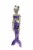 Holiday Home 16" Hanging Purple Mermaid Skeleton Halloween Decor Perspective: back