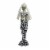 Holiday Home Hanging Dressed Skeleton Mermaid Perspective: back