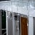 Holiday Home® White Wire Cool White Icicle LED Christmas Lights Perspective: back