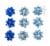 Holiday Home® Gift Bow Multi Pack Blue Perspective: back