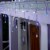 Holiday Home 100 ct White Wire Cool White Icicle LED Christmas Lights Perspective: back