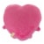 Holiday Home 9.5 Inch Pink Heart Plush Perspective: back