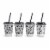 Holiday Home® Glow in the Dark Halloween Tumblers - Candy Corn Perspective: back