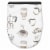 Everyday Living Grabber Oven Mitt - Coffee Perspective: back