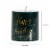 Holiday Home Happy Holidays Small Pillar Candle Perspective: back