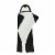 Holiday Home Hooded Christmas Throw Penguin Perspective: back