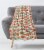 Holiday Home Rolled Throw Blanket - Gingerbread Houses Perspective: back