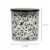 Holiday Home Halloween Jar Candle Decorative Spider Web Perspective: back