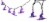 Holiday Home® LED Witch Hat Metal Halloween Lights - Purple Perspective: back