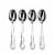 Dash of That® Aston Dinner Spoons Perspective: back
