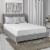 Everyday Living® Vinyl Antimicrobial Fitted Mattress Protector Perspective: back