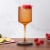 SDS for HD Designs Ribbed Wine Glass - Amber Perspective: back