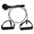 Trajectory Heavy Duty Resistance Tubular Band With Handles - Ultimate Gray Perspective: back