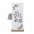 Holiday Home Wooden Cutout Autumn Lantern - White Perspective: back