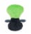 Holiday Home Halloween Day of the Dead Green Skeleton Plush Perspective: back