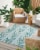 HD Designs Outdoors Woven Rug - Climbing Vines Perspective: back