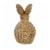 Holiday Home® Easter Natural Sitting Easter Bunny Perspective: back