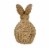 Holiday Home® Easter Natural Sitting Easter Bunny Perspective: back