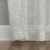 Everyday Living® Bosworth Trellis Embroidery Sheer Rod Pocket Window Panel - Gray Perspective: back